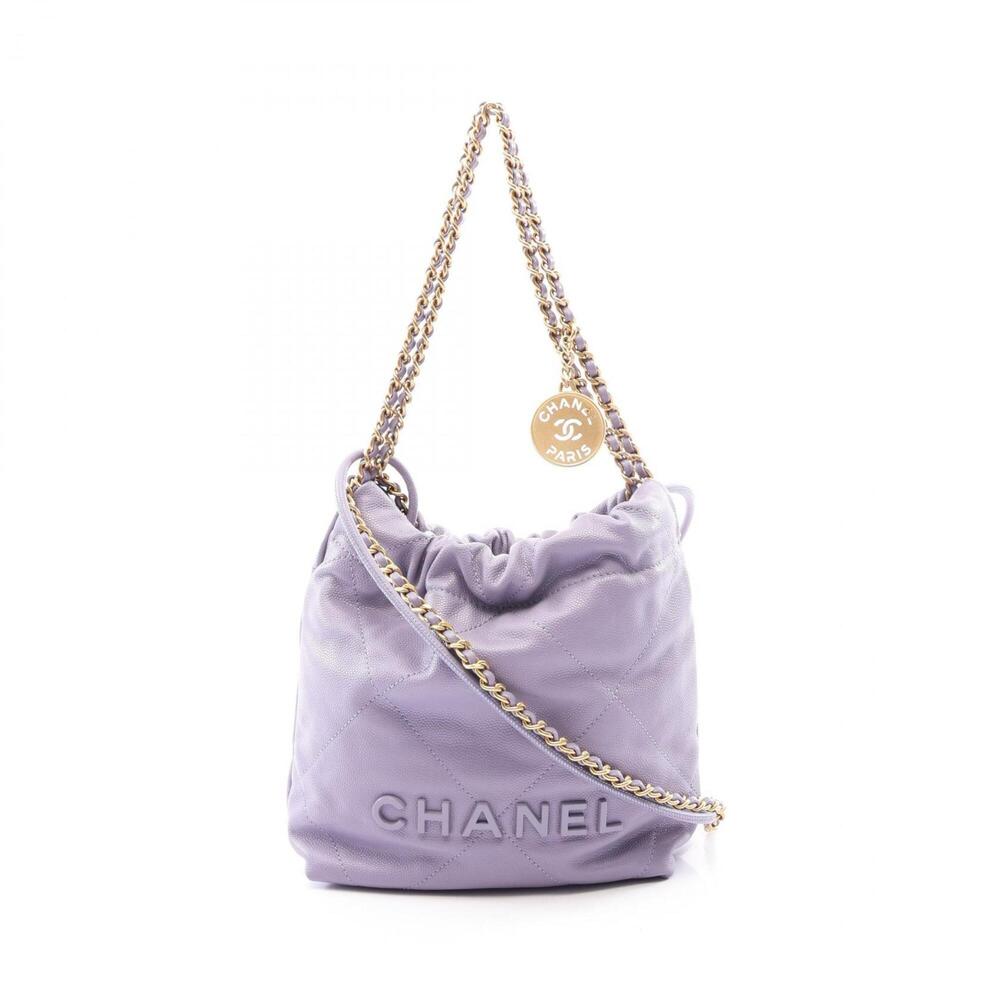 Chanel CHANEL 22 Mini 2-Way Shoulder Bag/Handbag, Caviar Leather (Grained Cal...